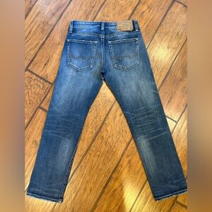 American Eagle jeans teens men’s 26x28 blue Slim Straight 360 Extreme Flex nice!
